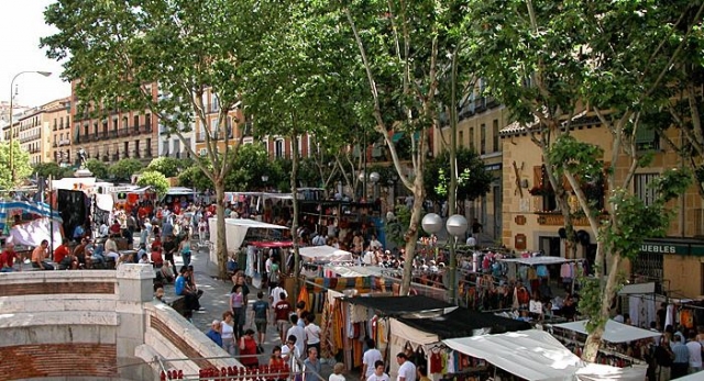 рынок el rastro Мадрид