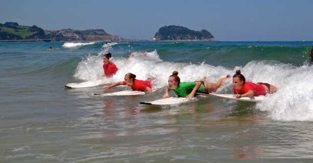 Серфинг-школа в Сан-Себастьяне